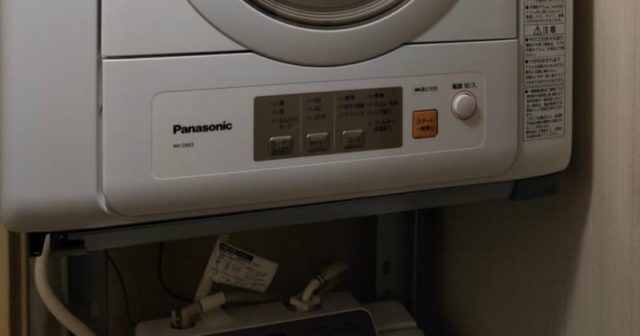 パナソニック_全自動洗濯機専用ユニット台_N-UD71_ユニット台に衣類乾燥機を乗せる